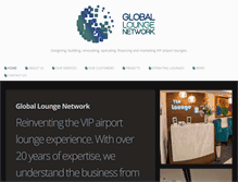 Tablet Screenshot of globalloungenetwork.com